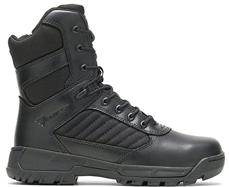 Bates Women's Tactical Sport 2 Tall Side Zip Military and Tactical Boot, Black, 8.5 Medium