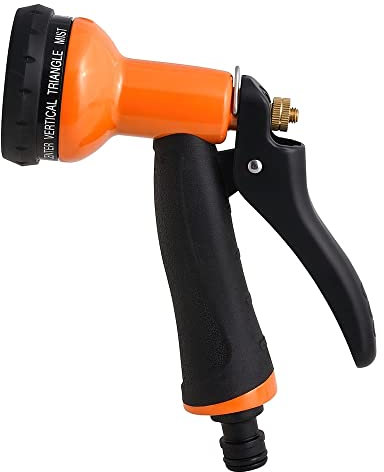 Pistola Riego Jardin Manguera Metal Soft-Touch 10 Posiciones