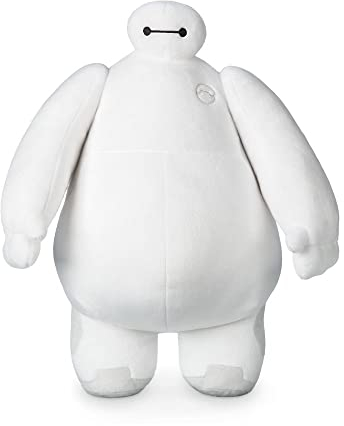 Disney Store Offizielles Baymax Medium Plüschtier für Kinder, kuscheliger Charakter mit flauschiger Textur und gestickten Details, Plüsch, geeignet für alle Altersgruppen