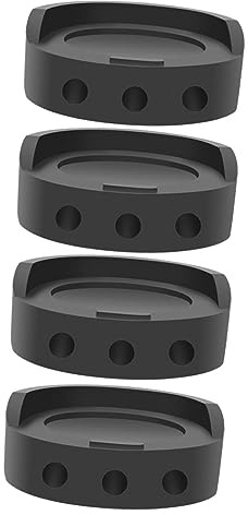 Uonlytech 4piezas Alfombrilla Elevadora Para Refrigerador y Lavadora Antideslizante y Resistente Al Desgaste