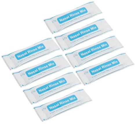 HIAKDOFT 80stücke Nasensalzbeutel Für Nasendusche Instant Nasenreinigungssalz Schnell Löslich Ohne Körnigkeit Nasenhöhlenschutz Für Zuhause Und Unterwegs