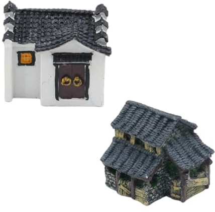 Qsvbeeqj Réservoirs de poisson Élevage Paysage de simulation artisanale Maison ancienne Réservoirs de poissons Aménagement paysager Réservoirs de poissons Maison ancienne