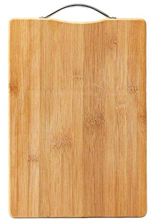 1Pcs tajadera de madera de cortar bloques de madera de bambú Herramienta Rectángulo Hangable Tabla de cortar antideslizante durable de cocina Accesorios Tabla de cortar Profesional Paleta de corte