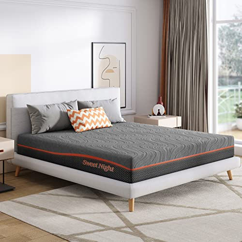 Sweetnight Materasso Memory Singolo 80x190, Alto 25 cm, Materasso in Gel Memory Foam, Materasso Schiuma, Ergonomico, Supporto Perfetto Altamente Traspirante
