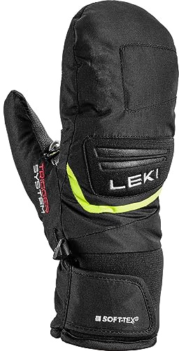 LEKI Barnens Griffin 3D-handskar, svart-gul, EU 5
