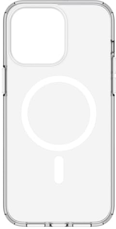 Black Rock Hülle für iPhone 15 Pro Max (MagSafe kompatibel, slim, TPU, robust, stoßdämpfend, antibakteriell, durchsichtig, Cover, Handyhülle für iPhone 15 Pro Max, Case, Handycase) transparent