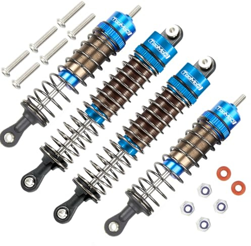 TOOMOD RC Car Oil Shocks Absorber Damper for Tamiya Grasshopper 2 / Super Hornet/Replacement Upgrade Parts (Blue)