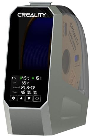 Creality Space PI Filament Trockner, 3D Drucker Filament Trockner Box mit eingebautem Fan, 3,7-Zoll-Touchscreen, 360℃ PTC-Heizung, Filament Speicher Halter Filament Dehydrator