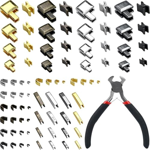 Kit de cremalleras FEIGO y kit de reparación de cremalleras (tres tamaños) (80 pcs)