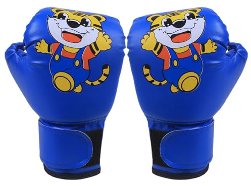 Guanti da boxe junior - Guanti leggeri 17 x 25 cm, attrezzatura per l'allenamento MMA, guanti da percussione per bambini, tailandesi, comodo guanto da boxe junior per l'allenamento di