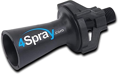 4Spray | Eductor | BSPT | 1/2in (1 count) | Glass-Reinforced Polypropylene Tank Mixing Nozzle