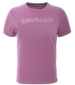 Cavallo Kinder Shirt Denise YNG Auffälliges T-Shirt Raspberry FS 2022, Größe:164