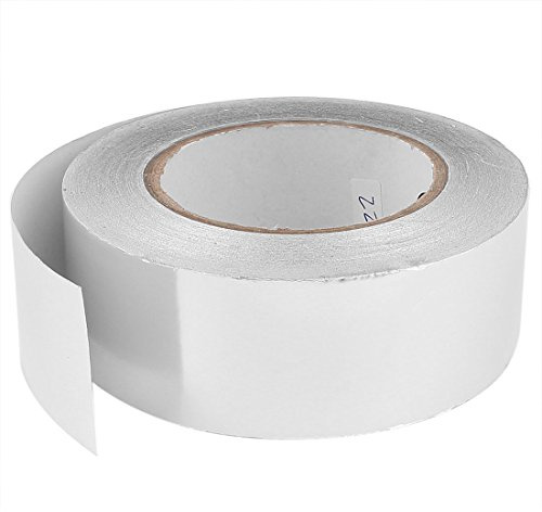 Ruilogod 45mm x 50m Roll Aluminium Foil Heating Duct Adhesive Sealing Tape (id: e33 500 729 17c 925