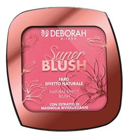 Deborah Milano - Super Blush Fard Effetto Naturale, n.03 Brick Pink, Ravviva il Colorito Spento, Effetto Naturale che dura tutto il giorno, 10gr