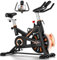 Advamsoler Exercise Bike for Home Gym Use, Indoor Cycling Spin Bike with LCD Display & Tablet Holder, Quiet Stationary Bike for Fitness Cardio Workout