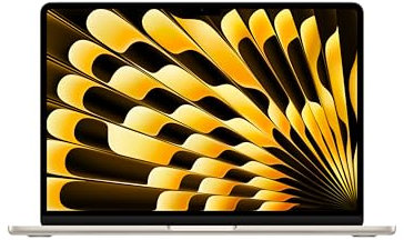 Apple MacBook Air (13, Apple M4 Chip mit 10‑Core CPU und 8‑Core GPU, 16GB Gemeinsamer Arbeitsspeicher, 256 GB) - Polarstern