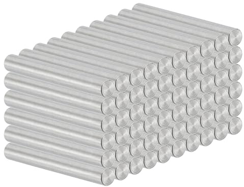 PATIKIL 3mm x 25mm Perno Cavicchio Acciaio Inox, 60 Pz Pioli Scaffale Acciaio Inox 304 Supporto Asta Elementi Di Fissaggio Metallici Componenti Scaffalature, Argento