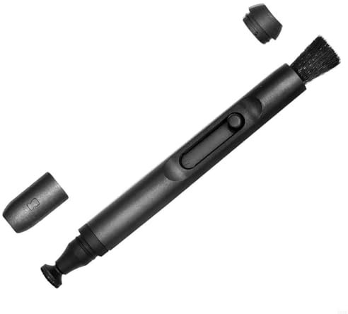 Yominerr Pinceau Nettoyant pour Lentille Compact Portable, Pinceau Doux pour Filtres D'Appareil Photo, Caméscopes, Téléphones Portables et Ordinateurs Portables