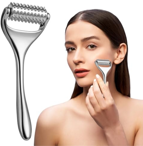 Generic 100 Triggerpunkte Metall Handheld Akupressur-Massagegerät Akupunktur-Massageroller Hand-Massagegerät Hand-Massagegerät zur Entlastung von Nacken, Fuß, Beinen, Arm