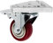 SCHMIDT systemprofile 4x Lenkrolle mit 3D-Platte Nut 8 Schwerlastrolle Bremse Transportrolle Aluprofil-Zubehör