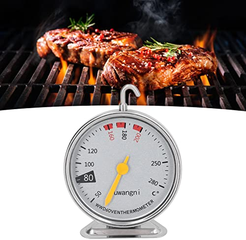 Termómetro de Horno Alta Precisión Colgando Acero Inoxidable Resistente a Altas Temperaturas Termómetro de Dial de Alimentos Suministros para Hornear para Cocina Barbacoa Hornear(#1)