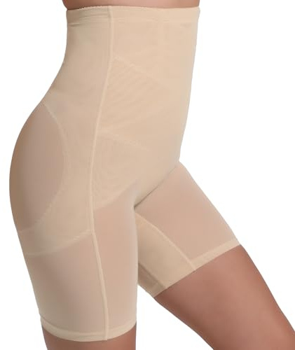 INNERSY Pantalones Moldeadores de Cintura Alta Mujer Braga Faja Reductora Pantalon Antirozaduras