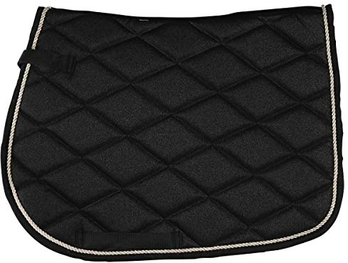 HB Tapis de Selle Sparkling Shet - Noir - Shetland
