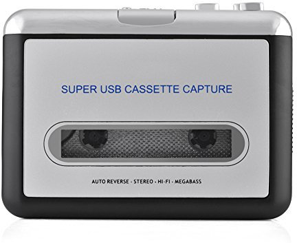 Ymiko kassettspelare USB-kassettband till PC MP3 CD-omkopplare omvandlare fånga ljud musikspelare med hörlurar