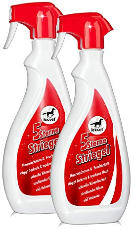 2x Leovet 5-Sterne Striegel 550ml