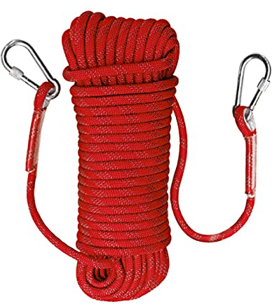 Trintion 12mm 20 Meter Kletterseil Sicherheitsseil Survival Seil Climbing RopeSeil Multifunktionsseil für Freien Wanderung Bergsteigen Sport Camping Maximal Tragegewicht Ca. 2100 KG