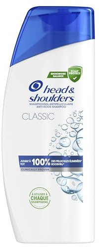 Head & Shoulders - Shampoing format voyage - Classic Antipelliculaire 95ml, Usage Quotidien, Jusqu'à 100% des Pellicules Éliminées, Cliniquement Prouvé, tous Types de Cheveux et de Cuir Chevelu