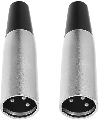 Be In Your Mind 2 spine XLR a 3 pin per scooter per mobilità e scooter, per caricabatterie da 12 V 24 V, connettore XLR maschio, custodia in metallo con protezione per cavo adattatore jack