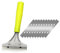 Wallpaper Scraper,Floor Scraper,Wall Scraper,Wall Paper Scraper Tool,Easily Removes Wallpaper,Floor Tiles and Stubborn Materials (with 10 Blades)