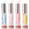 Crystal Lip Glow Oil Set Nourishing Tinted Hydrating Lip Oil Vegan Long Lasting Clear Lip Gloss Fruit Flavoured Lip Oil For Women