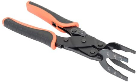 Qusedwey Push-Fit Disconnect Tong Tool for Easily Removing Push-to-Connect Fittings(1/2in, 3/4in, 1in), Multi-Sized Removal Tool