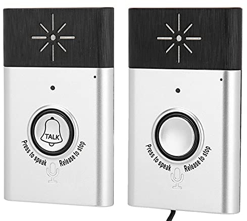 Citofoni wireless per casa, mini citofono vocale bidirezionale portatile 2,4 GHz Campanello senza fili Citofono portatile senza fili bidirezionale Campanello vocale