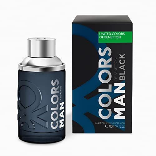 Benetton Colors Black Man Edt Vapo 100 ml