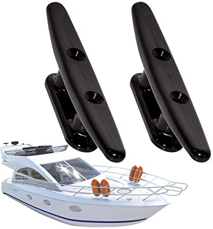 Facynde Klampenhaken für Boote, Klampe zum Binden von Bootsseilen aus Nylon, 10,2 cm Lange Bootsklampen für Marine, Deck, Kajak, nautische Dekoration, Bootszubehör