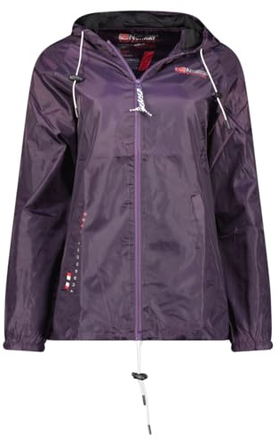 Geographical Norway Boat Lady - Veste Coupe Vent Femme Outdoor - Blouson Deperlant Manches Longues Femmes - Manteau Pluie Randonnee Saison Printemps Ete Automne Hiver