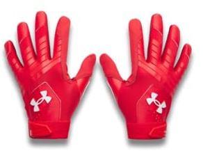 Under Armour Men's Clean Up Baseball Gloves, 600 RED, LG