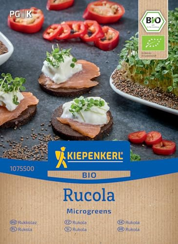 Kiepenkerl BIO Microgreen-Saat Rucolasamen 1075500, Gemüsesaat