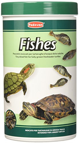 Padovan Fishes - Pesciolini essiccati per Tartarughe d'Acqua Dolce - Confezione da 160 g / 1 Lt