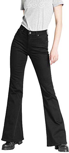Lee Breese Jeans Mujer, Negro (Black Rinse 47), 33W/33L