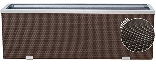 RATTANART SG03130RD02 - Vaso a cipolle, Colore: Marrone Scuro