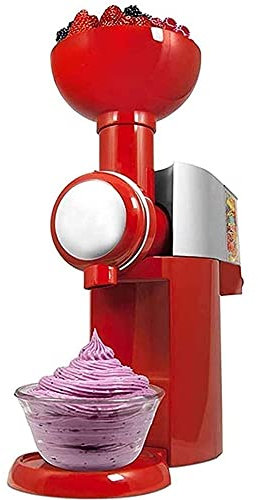 KUYT Machine A Crème Glacée Aux Fruits A La Maison, Machine A Desserts Glacés A Portion Molle À Dessert, À Sorbet Aux Fruits, À La Maison, Petite Machine À Crème Glacée pour Sorbet Sain
