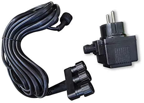 Köhko Stromverteiler mit Trafo für LED-Ring-Beleuchtung BZW. Pumpe Springbrunnen Quellstein Netzteil 29022