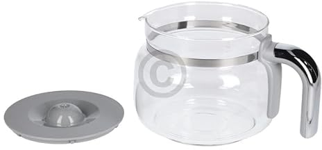 LUTH Premium Profi Parts Verseuse en verre compatible avec Smeg 697650076 DCGC01 pour machine à café filtre