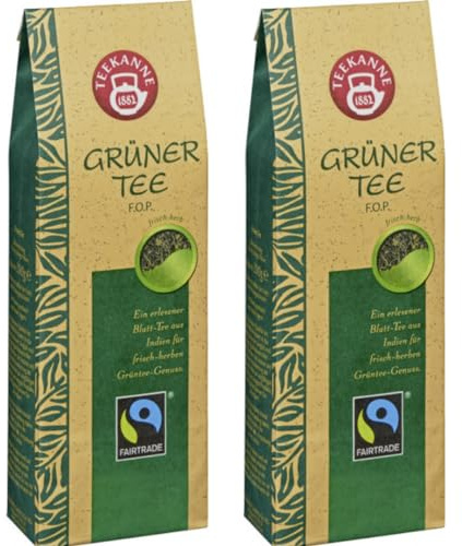 Teekanne Fairtrade Grüner Tee 250 Gramm x 2 STÜCK