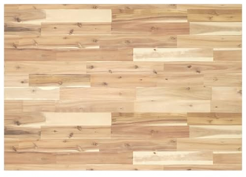 vidaXL Schreibtischplatte Unbehandelt 100x70x2 cm Massivholz Akazie, Arbeitsplatte, Küchen Arbeitsplatte, Ersatztischplatte, Tischplatte