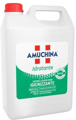Amuchina sapone mani igienizzante idratante - tanica 5 litri